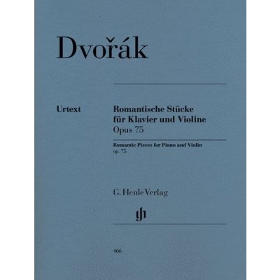 Antonín Dvořák Romantické kusy Op. 75 noty na housle, klavír – Hledejceny.cz