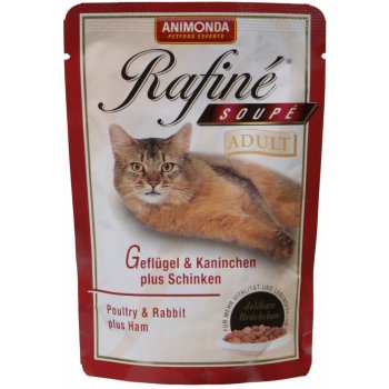 Rafiné Soupé Adult drůbež & králík & šunka 100 g