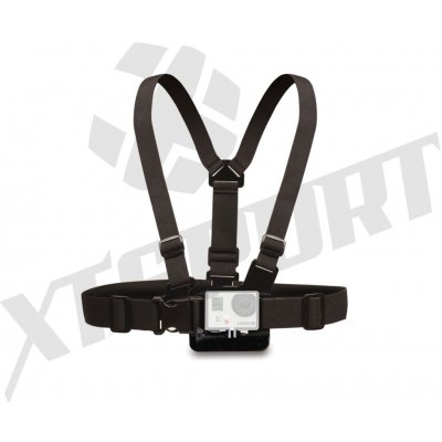 TMC DRŽÁK NA PRSA a HRUDNÍK - CHEST MOUNT - ČERNÝ pro GoPro HR47-BK – Zboží Živě