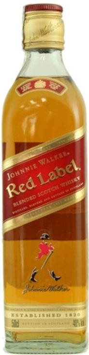 Johnnie Walker Red Label 40% 0,5 l (holá láhev)