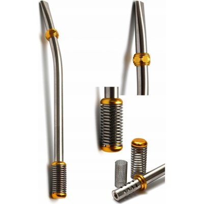 Mate Green Bombilla s trojitým filtrem chladícím prstencem pružinová 16 cm – Zboží Dáma