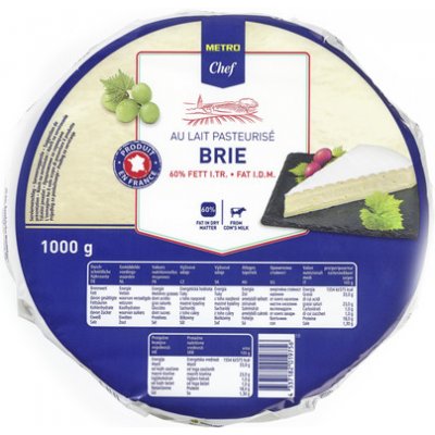 Metro Chef Brie 1000 g – Sleviste.cz