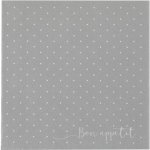 Santex ubrousky Airlaid s puntíčky stříbrné 40x40cm 12ks – Zboží Dáma