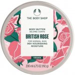 The Body Shop British Rose rozjasňující tělové máslo pro normální až suchou pokožku 200 ml – Zbozi.Blesk.cz