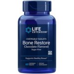 Life Extension Bone Restore Chocolate flavored Čokoláda 60 žvýkací tablety – Hledejceny.cz