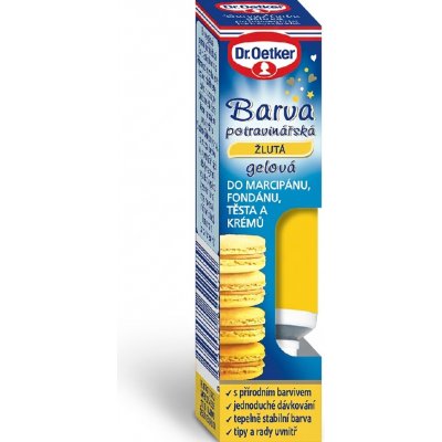Dr. Oetker Barva gelová potravinářská žlutá 10 g – Hledejceny.cz