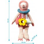 BabyOno závěsná hračka Sloth Lenny pudrová – Sleviste.cz