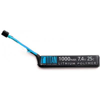 Titan Li-Pol baterie 7,4V 1000mAh 25C Stick – Zbozi.Blesk.cz