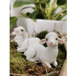 Ležící ovečka 7 cm bílá, balení 2 ks – Zbozi.Blesk.cz