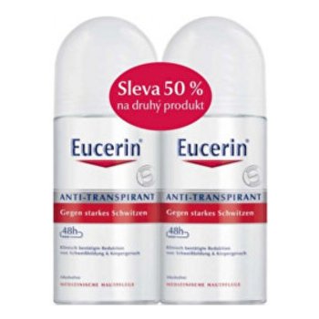 Eucerin Deo roll-on duopack 2018 2x 50 ml