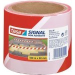 Tesa Výstražná páska 80 mm x 100 m červeno-bílá – HobbyKompas.cz