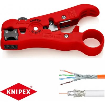 Nástroj Knipex 16 60 06 SB odizolovací na koaxiální kabely – Hledejceny.cz