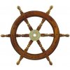 Vodácké doplňky Sea-club Steering Wheel wood with brass Center - o 60cm