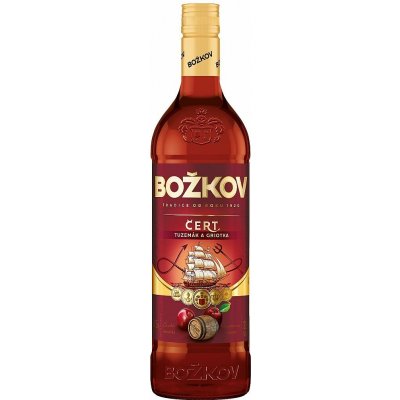 Božkov Čert 25% 1 l (holá láhev) – Zboží Dáma
