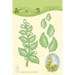 Vyřezávací kovová a embosovací šablona Leabilities Větvička s listy 6 ks – Zboží Mobilmania