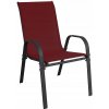 Zahradní židle a křeslo Zahradní židle Linder Exclusiv kov červená