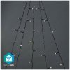 Vánoční osvětlení SmartLife NEDIS Wi-Fi chytré dekorativní LED teplá až studená bílá 200 LED's Android & iOS Nedis® 5 x 4 m