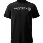Sportex rybářské tričko T-Shirt s logem černé – Zboží Mobilmania