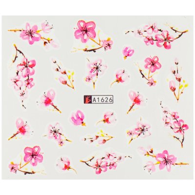 BIO nails Vodolepka A1626 květy – Zboží Mobilmania