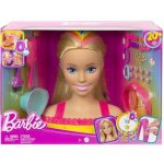 Barbie stylingová hlava neonové duhové blond vlasy – Zbozi.Blesk.cz