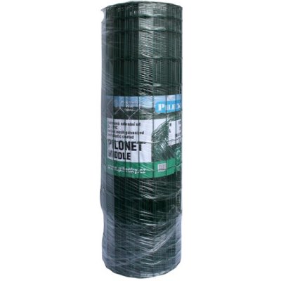 Svařovaná síť Zn + PVC PILONET MIDDLE 800/50x100/25m - 2,2mm, zelená – Hledejceny.cz