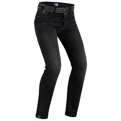 PMJ Jeans Caferacer černé sprané