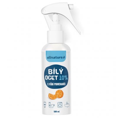 ALLNATURE Bílý ocet sprej 10 % s vůní pomeranče 500 ml – Zboží Mobilmania