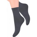 Steven 037 dámské ponožky tmavě šedá – Zboží Mobilmania