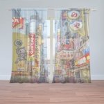 Sablio Záclony Noční ulička: 2ks 150x250cm – Hledejceny.cz