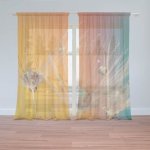 Sablio Záclony Odkvetlé pampelišky 2: 2ks 150x250cm – Hledejceny.cz