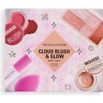 Makeup Revolution Xmass 2024 Makeup Revolution Mousse Shadow Rose Gold oční stíny 4 g + Makeup Revolution Mousse Blush Blossom Rose krémová tvářenka 6 g + Makeup Revolution Glaze Lip Oil Pink olej na – Zboží Dáma