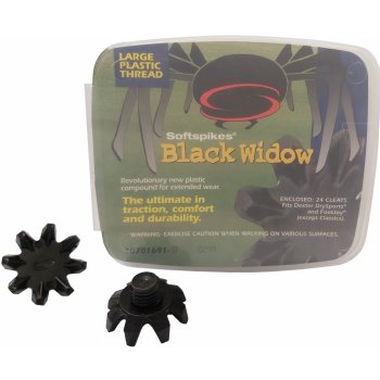 SOFTSPIKES Black Widow golfové spiky - 24 ks