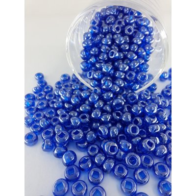 Rokajl Preciosa 5/0 - transparentní modrá - lesk - 1 g – Sleviste.cz