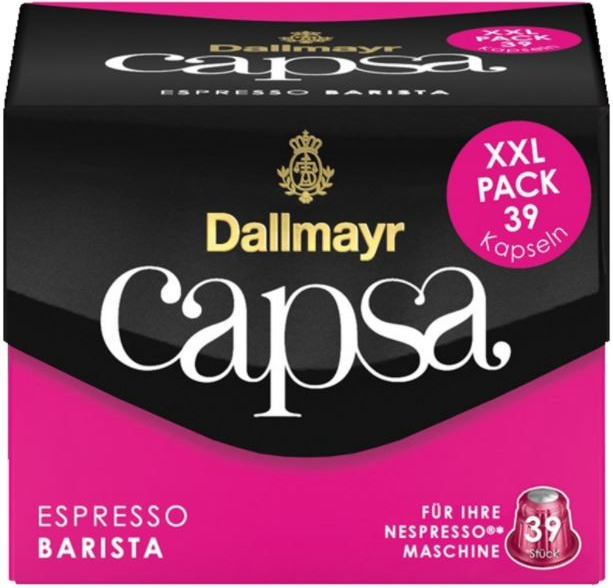 Capsa Barista od XXL 39 Espresso ks Dallmayr Kč 225