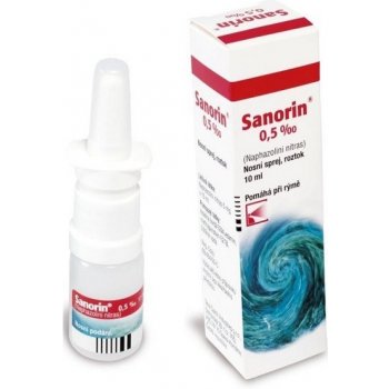 SANORIN NAS 0,5MG/ML NAS SPR SOL 1X10ML