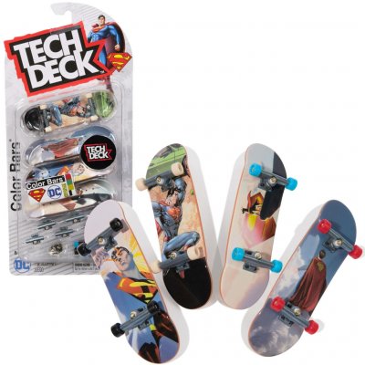 Tech Deck fingerboard sada 4 mini skateboardů k sestavení DC Comics Superman – Zboží Dáma