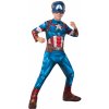Dětský karnevalový kostým Avengers Infinity War: Captain America triko s vycpávkami a maska