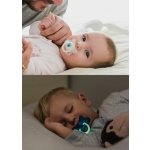 Suavinex šidítko den & noc fyziologické silikon králík růžová 2 ks – Zboží Mobilmania