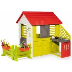 Smoby Domeček Pretty Nature s kuchyňkou zahrádkou a elektronickým zvonkem – Zboží Dáma