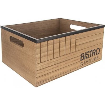 Dekorativní bedýnka Bistro 29,5x22x13,5 cm Orion – Zboží Živě