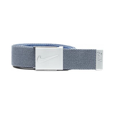 Nike Golfový pásek Reversible Stretch Web One-size Pánské Šedá/Modrá – Zboží Mobilmania