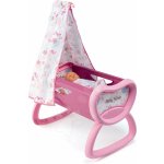 SMOBY 24015 Baby Nurse kolébka s baldachýnem pro 52 cm panenku – Zboží Dáma