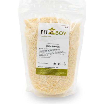 Fitboy Rýže Basmati 1 kg – Zboží Dáma