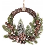 Anděl Přerov Věnec se stromky na zavěšení 26 cm – Zbozi.Blesk.cz