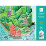 Djeco 3D omalovánka Na vrcholky hor – Zboží Dáma