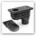 Geiger Lapač střešních splavenin 110 spodní černý – Sleviste.cz