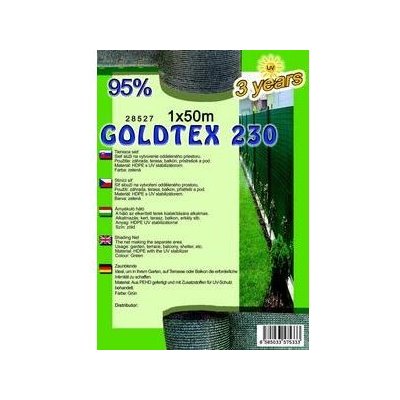 Doltak stínící síť Goldtex230 95% 1 x 50 m zel – Zboží Mobilmania