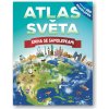 Dětská samolepka Atlas světa Kniha se samolepkami John Malam