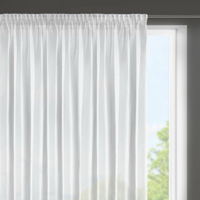 EUROFIRANY ZÁCLONA NA PÁSCE ESEL 350X150 CM BÍLÁ – Hledejceny.cz