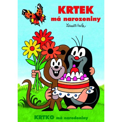 Krtek má narozeniny omalovánky A4 Miler Zdeněk – Hledejceny.cz